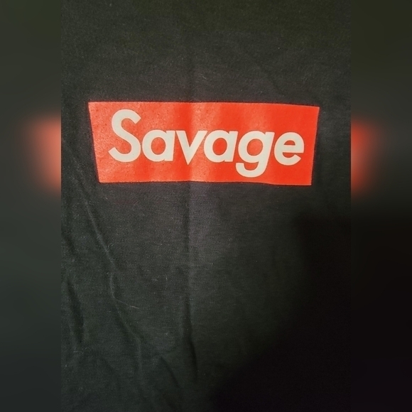 BROWERY  SUPPLY  co Other - BROWERY SUPPLY CO. SIZE LARGE  SAVAGE TEE BLACK/RED